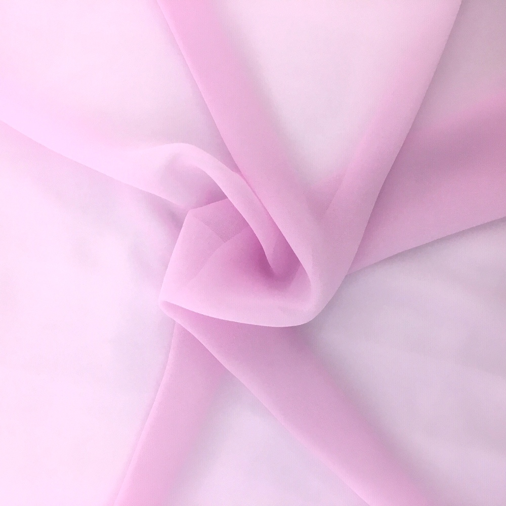 Chiffon Fabric Baby Pink